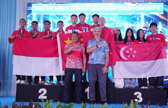 Tim Terjun Payung Polri Perkuat Timnas Indonesia di Kejuaraan Indoor Skydiving 2026. Foto: Polri Tim Terjun Payung Polri Perkuat Timnas Indonesia di Kejuaraan Indoor Skydiving 2026. Foto: Polri