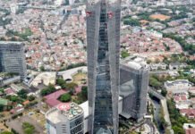 Benarkah Gedung Telkom di Gatot Subroto Akan Menjadi Markas Baru BGN? Gedung Graha Merah Putih Telkom di Gatot Subroto, Jakarta. Foto: Telkom