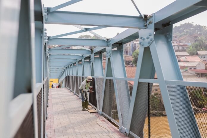 progres pembangunan Jembatan Paledang-Pasir Jaya. Foto: Pemkot Bogor