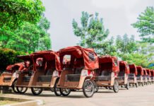 160 Becak Listrik Dibagikan di Kota Bogor, Pengayuh Lansia Diminta Patuhi Jalur Operasional Penyerahan 160 unit becak listrik kepada pengayuh becak di Kota Bogor. Foto: Pemkot Bogor