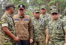 Kepala BNPB Bersama Kasad Perkuat Koordinasi Penanganan Karhutla di Kalimantan Tengah