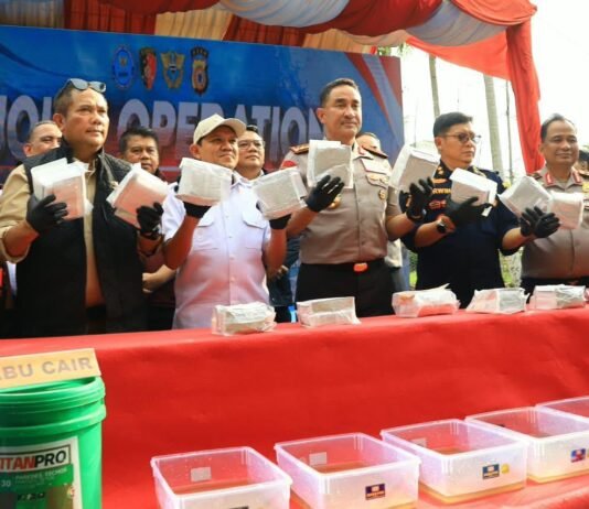 Kapolri: Tim Gabungan Sita Hampir 1,2 Ton Sabu dari Laboratorium Gelap di Aceh