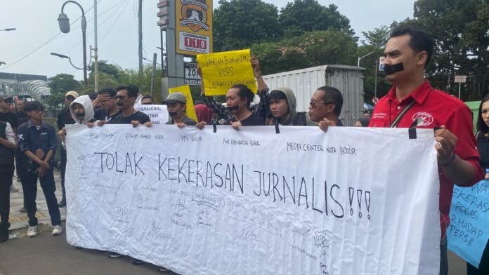 Aksi Solidaritas Jurnalis Bogor