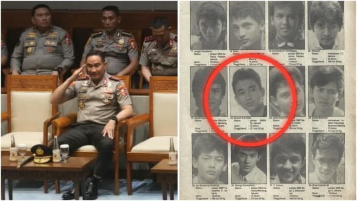 Arsip majalah Mode yang menampilkan Suyudi Ario Seto sebagai salah satu semifinalis Cover Boy Mode 1988. Arsip tersebut kembali menjadi perhatian setelah Suyudi dilantik sebagai Kapolri. Foto: Istimewa